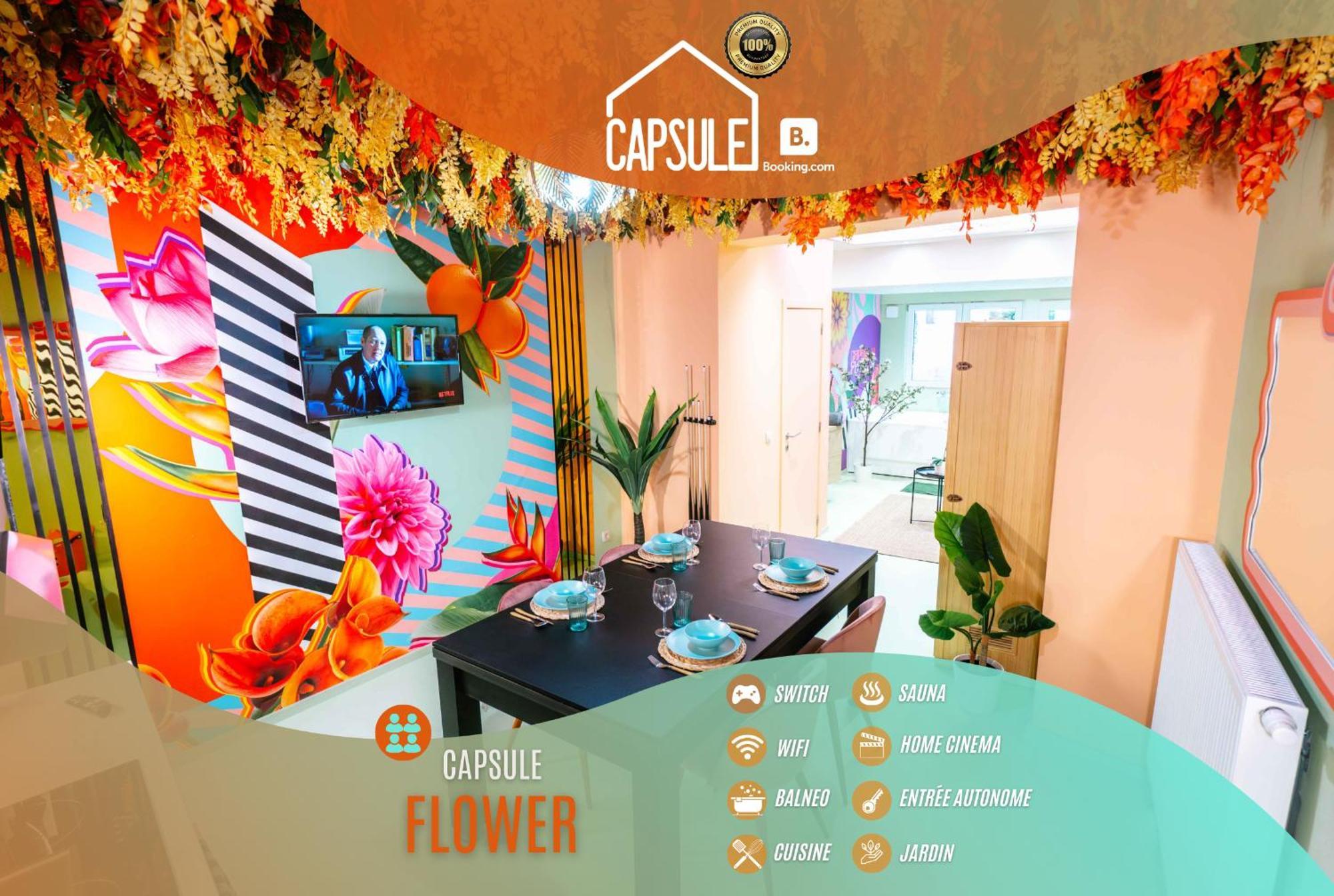 Capsule Flower - Balneo - Cinema - Billard - Nintendo Switch - Mons Centre Екстер'єр фото